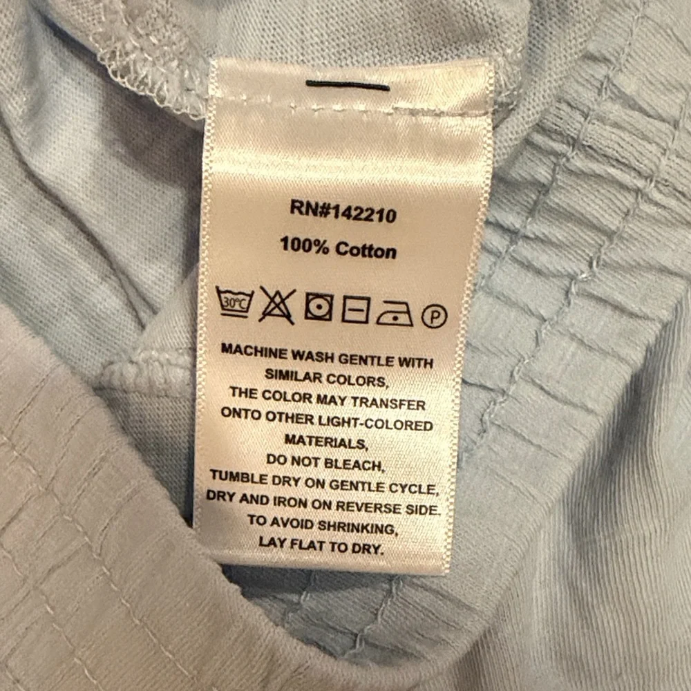 Mersea Women’s Traveler Wide Leg Pant in Light Blue - Picture 3 of 12